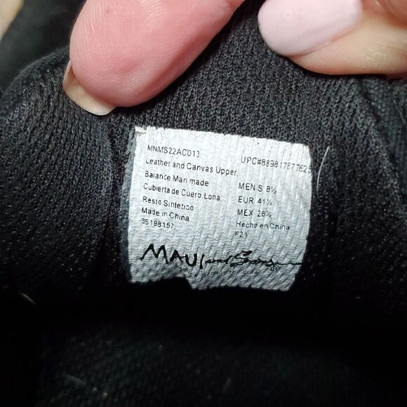 Maui and Sons Mens Black Suede Loafer, Size 8.5 - Picture 8 of 8